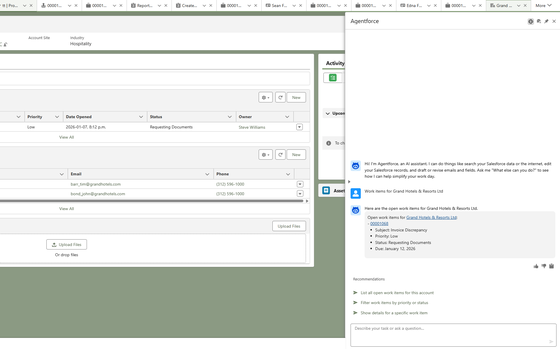 AI Assistant: services expiring and year-end request